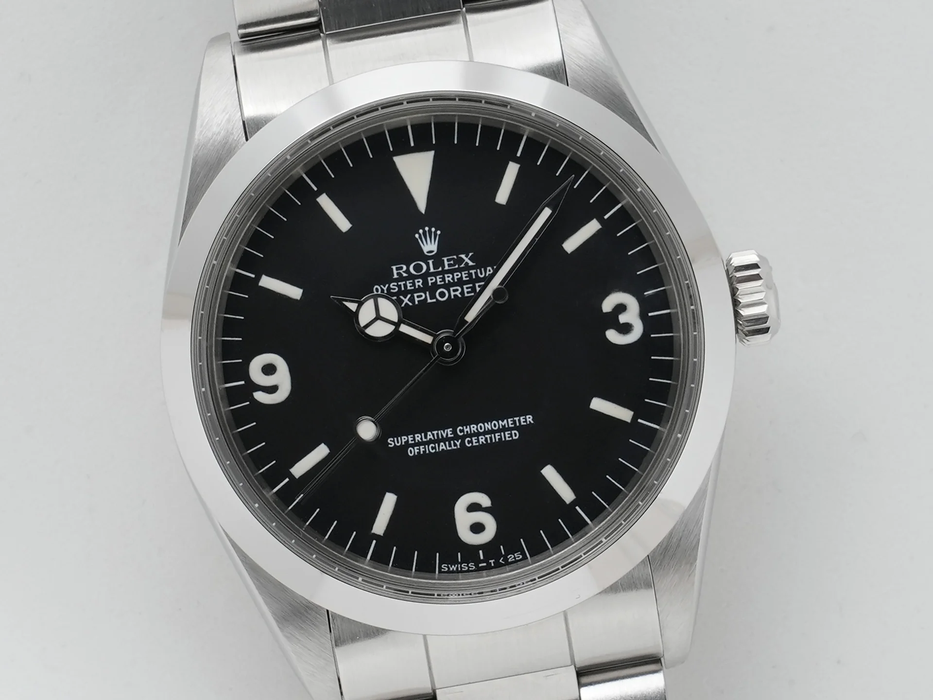 ロレックス エクスプローラーI Ref.1016 ステンレススチール ブラック文字盤 中古 tv8cfnfk - Image 3