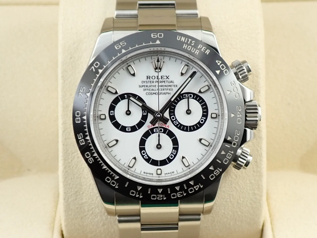 ロレックス デイトナ Ref.116500LN ステンレススチール ホワイト文字盤 - Image 2