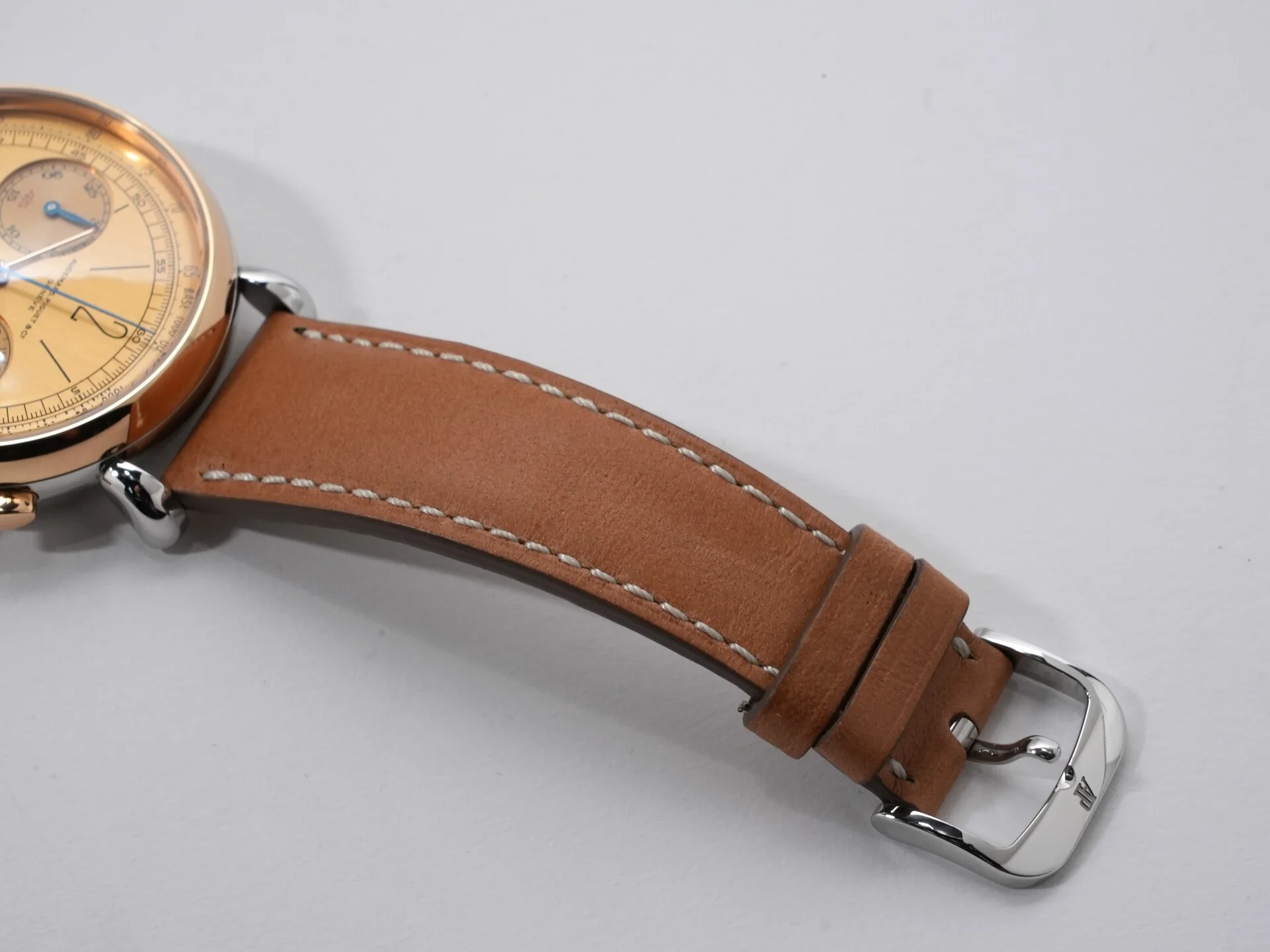 オーデマピゲ リマスター 01 クロノグラフ Ref.26595SR.OO.A032VE.01 ステンレススチール/ピンクゴールド イエローゴールドカラー文字盤 - Image 8