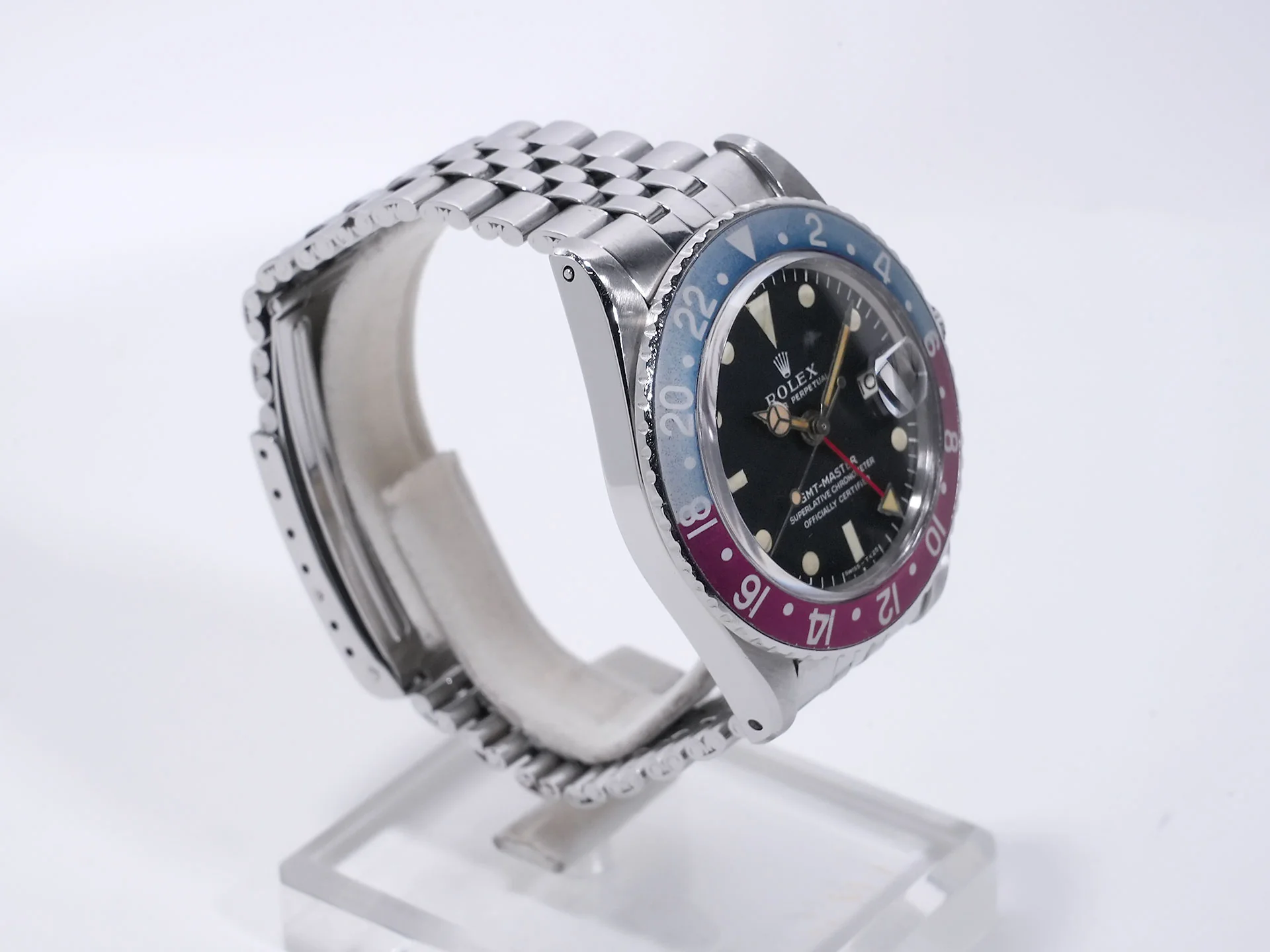 ロレックス GMTマスター Ref.1675 ステンレススチール ブラック文字盤 ジュビリーブレスレット 中古 tzm8t22b - Image 5