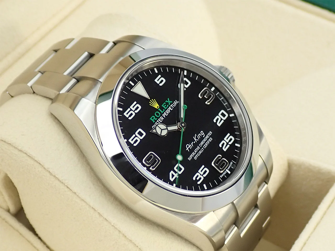 ロレックス エアキング Ref.116900 ステンレススチール ブラック文字盤 - Image 5
