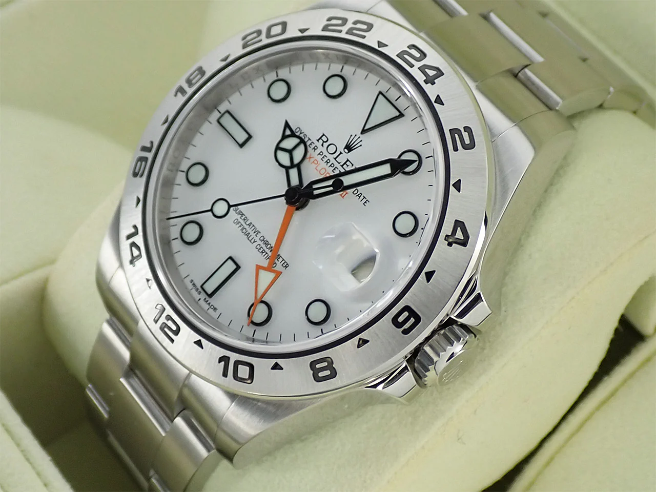 ロレックス エクスプローラーII Ref.216570 ステンレススチール ホワイト文字盤 - Image 5