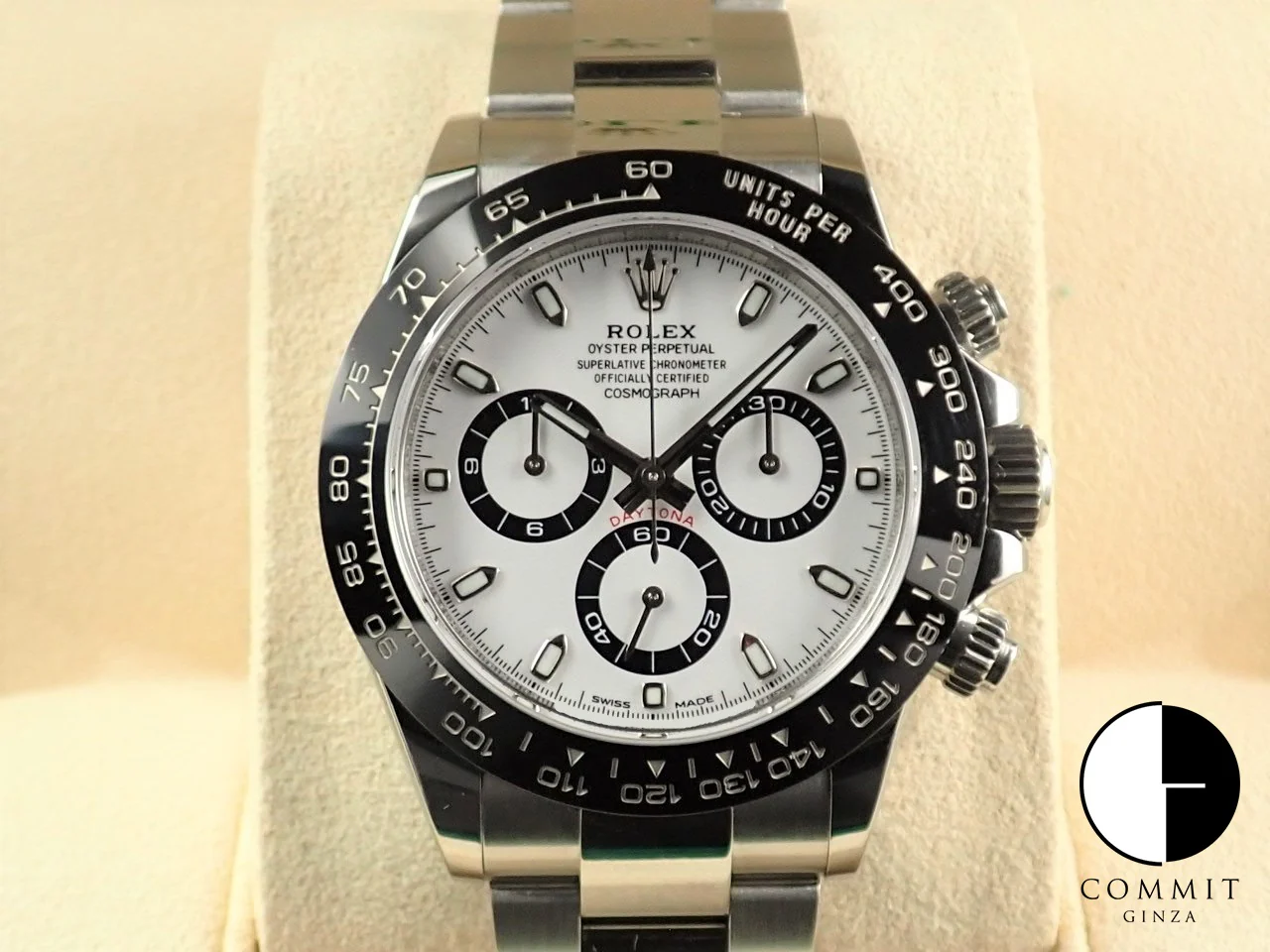 ロレックス デイトナ Ref.116500LN ステンレススチール ホワイト文字盤