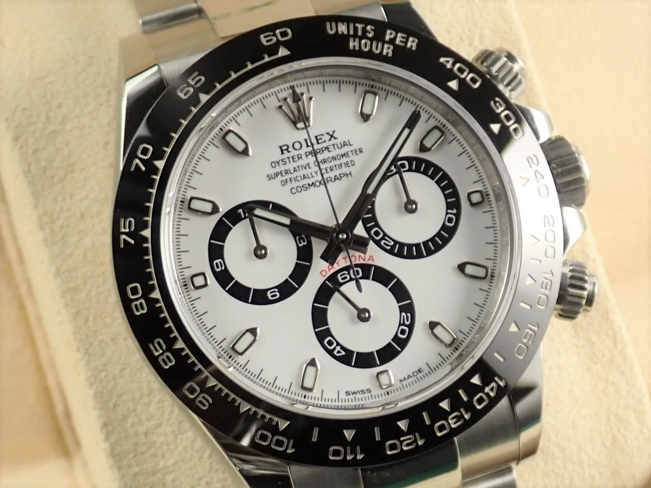 ロレックス デイトナ Ref.116500LN ステンレススチール ホワイト文字盤 - Image 3