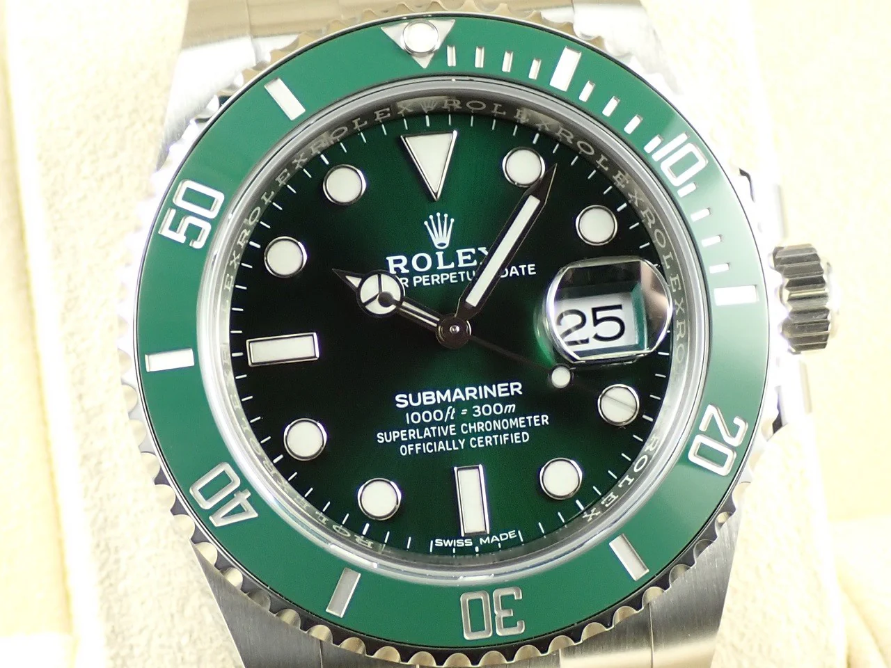 ロレックス サブマリーナー デイト Ref.116610LV ステンレススチール グリーン文字盤 - Image 3