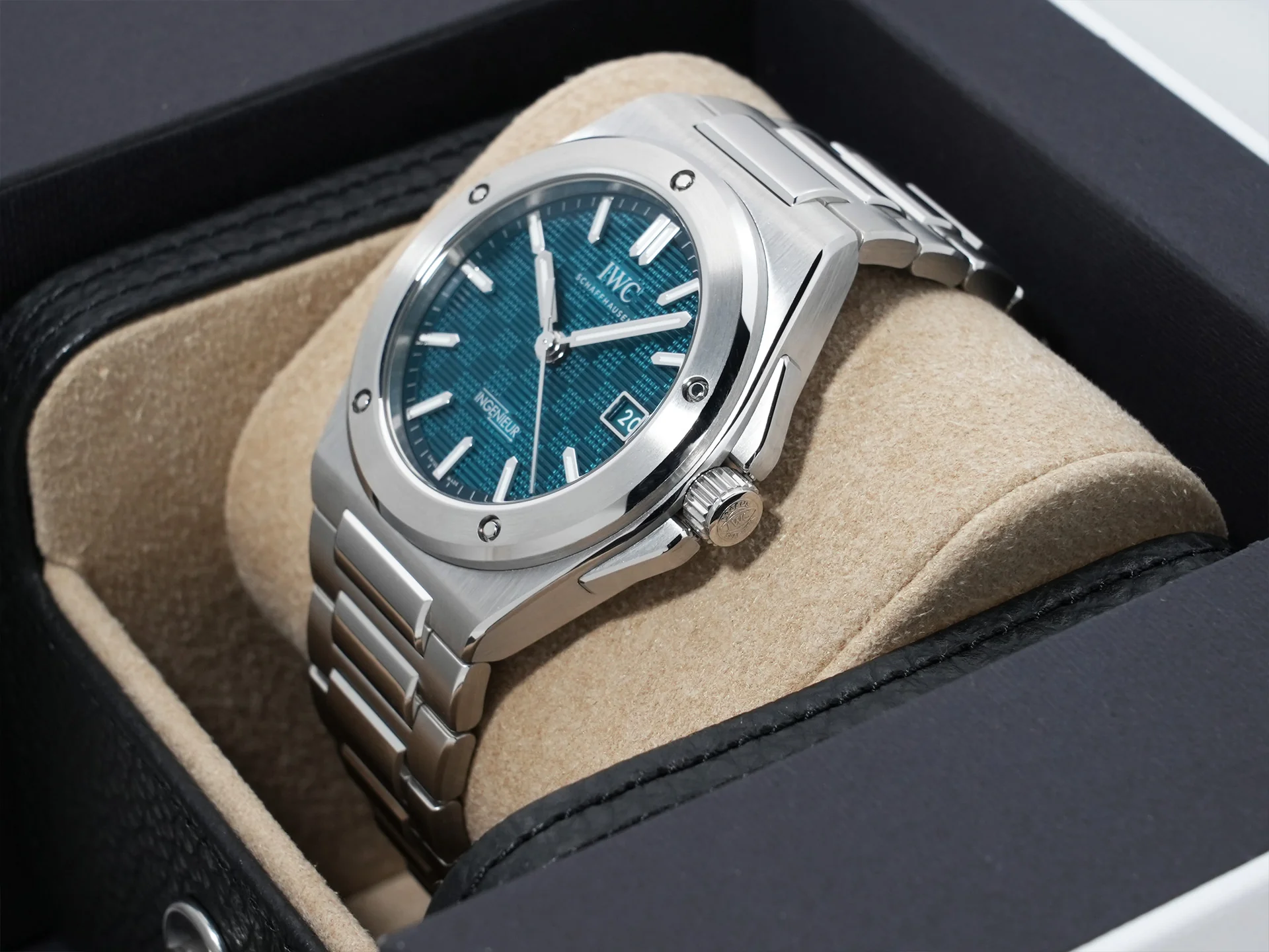 IWC インヂュニア オートマティック 40 Ref.IW328903 ステンレススチール グリーン文字盤 美品 u685ynra - Image 4