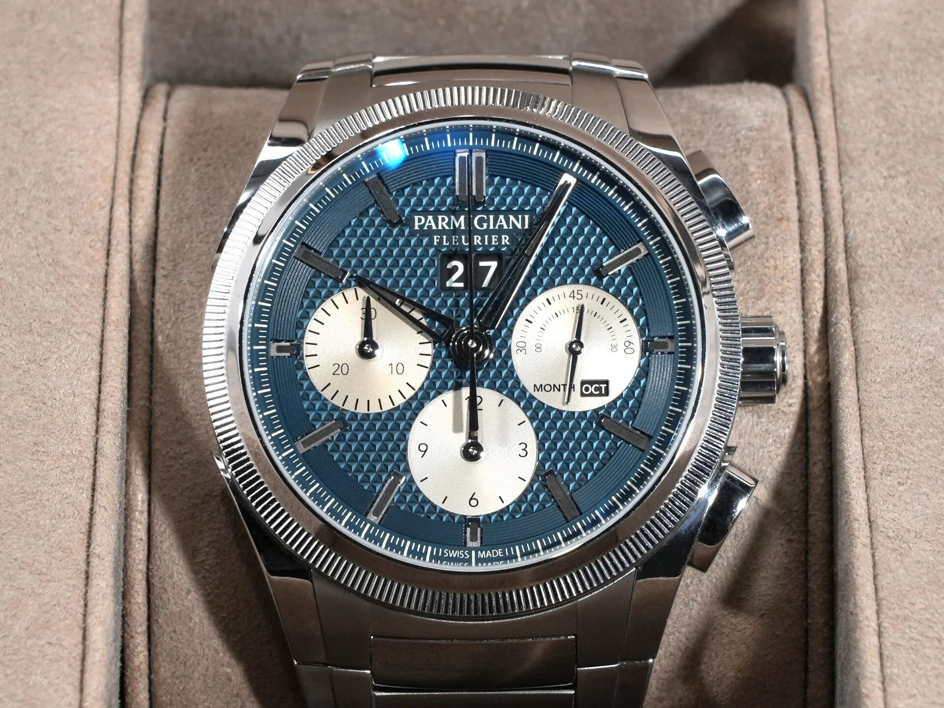 パルミジャーニフルリエ トンダグラフGT ヨシダスペシャル Ref.PFS906-1020002-100182 ブルー文字盤 美中古 u7xbakqj - Image 2