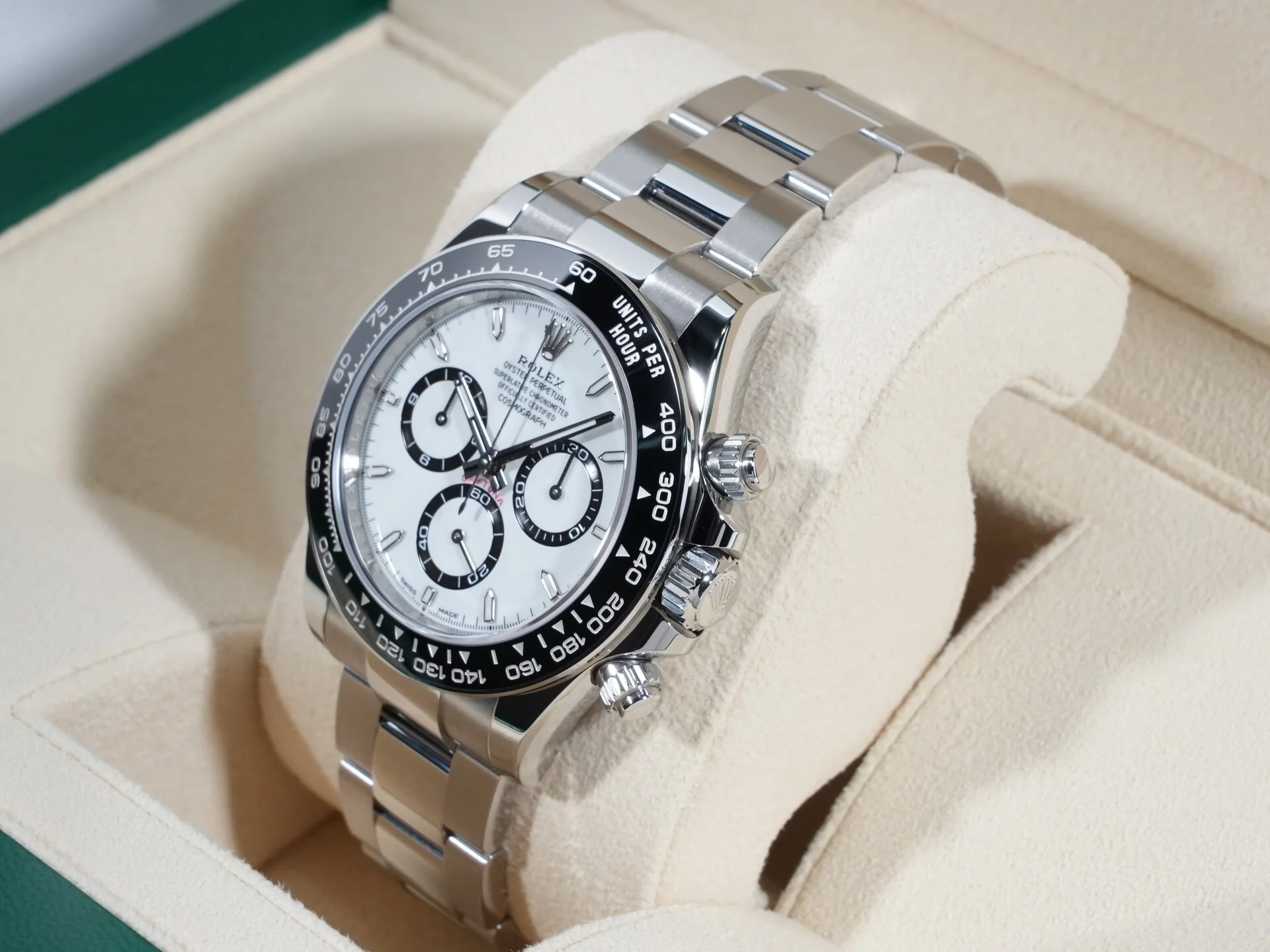 ロレックス デイトナ Ref.126500LN ステンレススチール ホワイト文字盤 - Image 4