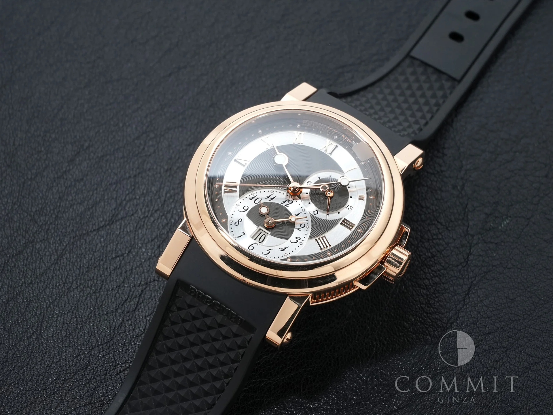 ブレゲ マリーン GMT Ref.5857BR/Z2/5ZU 18KRG グレー文字盤 中古 u8wjswu6 - Image 7