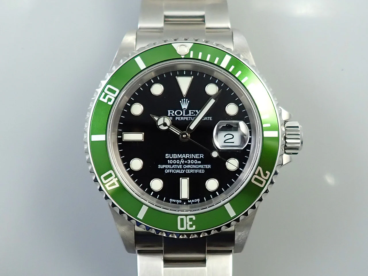 ロレックス サブマリーナー デイト Ref.16610LV ステンレススチール ブラック文字盤 - Image 2
