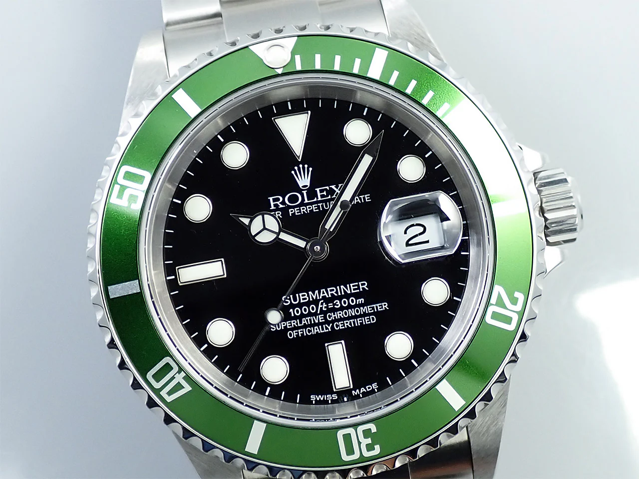 ロレックス サブマリーナー デイト Ref.16610LV ステンレススチール ブラック文字盤 - Image 3