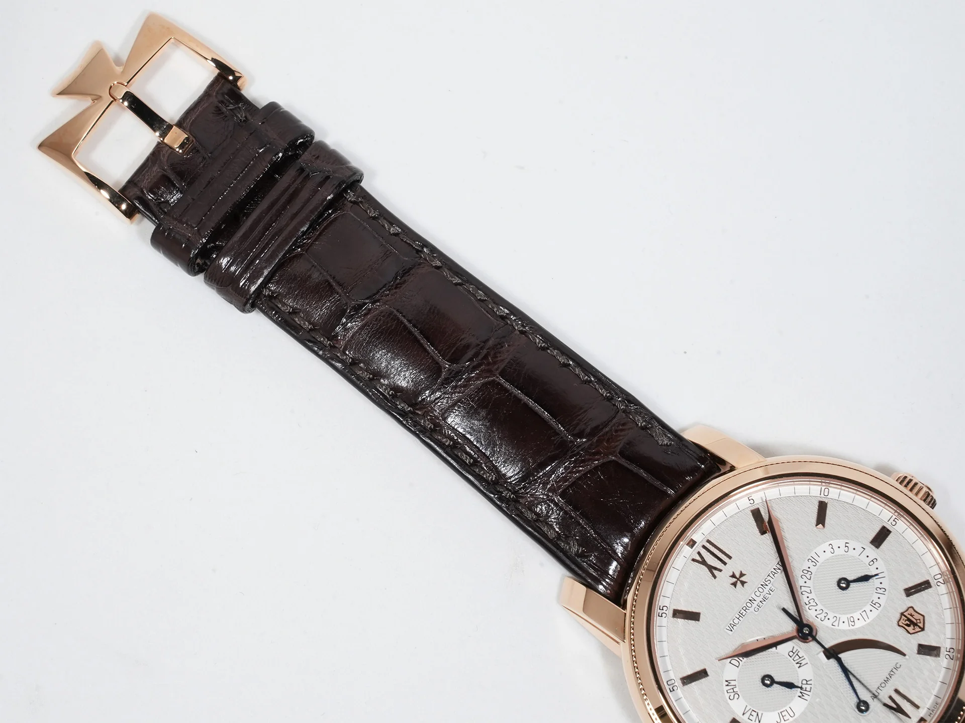 ヴァシュロンコンスタンタン ジュビレ 1755 Ref.85250/000R-9143 18KRG シルバー文字盤 美品 ud7k327u - Image 8