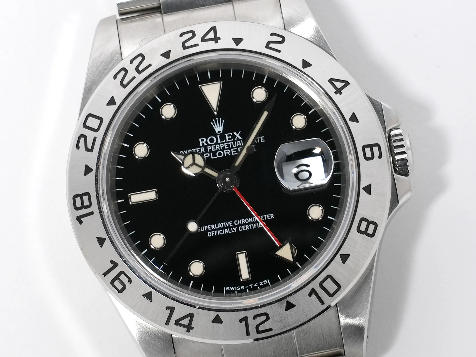 ロレックス エクスプローラーII Ref.16570 ステンレススチール ブラック文字盤 オイスターブレスレット 美中古 ugsqpf59 - Image 3