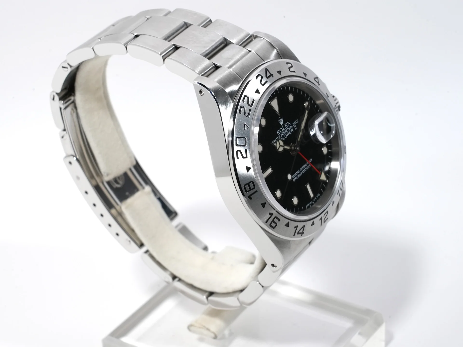 ロレックス エクスプローラーII Ref.16570 ステンレススチール ブラック文字盤 オイスターブレスレット 美中古 ugsqpf59 - Image 5