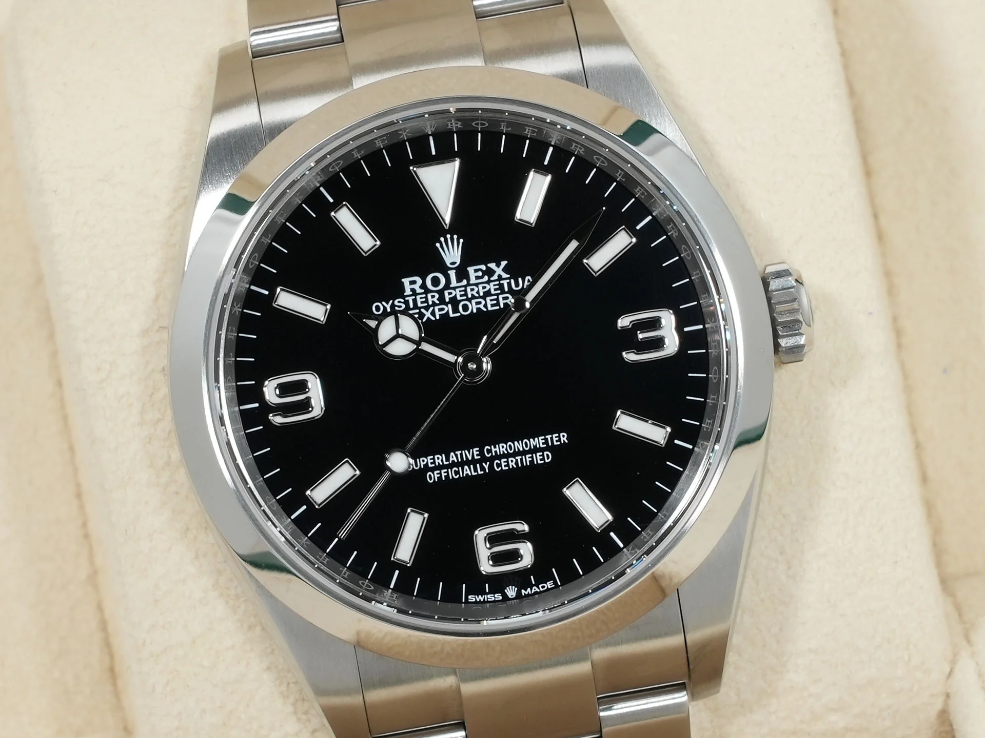ロレックス エクスプローラー36 Ref.124270 ステンレススチール ブラック文字盤 オイスターブレスレット 美中古 uhcqi84e - Image 3
