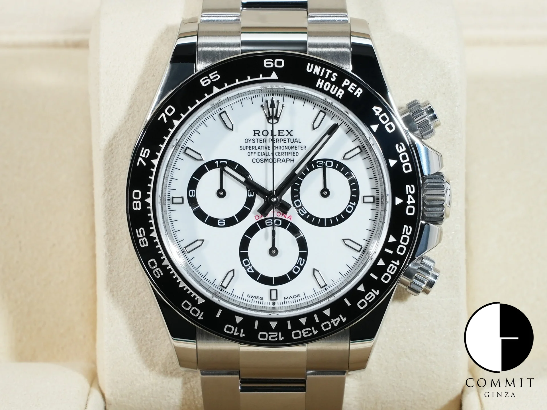 ロレックス デイトナ Ref.126500LN ステンレススチール ホワイト文字盤