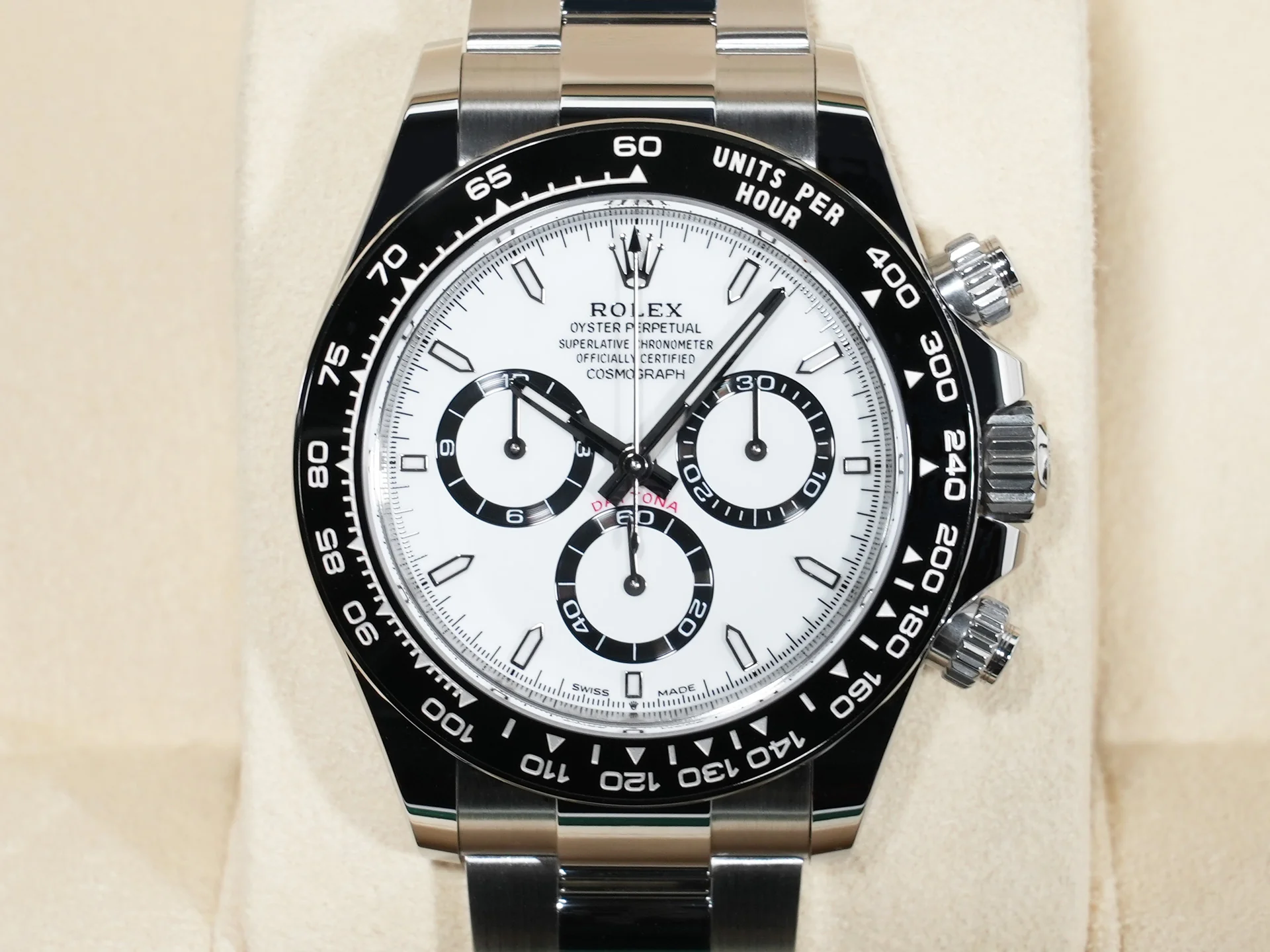 ロレックス デイトナ Ref.126500LN ステンレススチール ホワイト文字盤 - Image 2