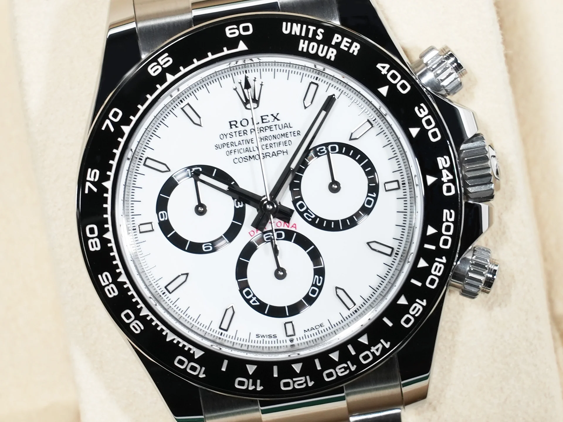ロレックス デイトナ Ref.126500LN ステンレススチール ホワイト文字盤 - Image 3
