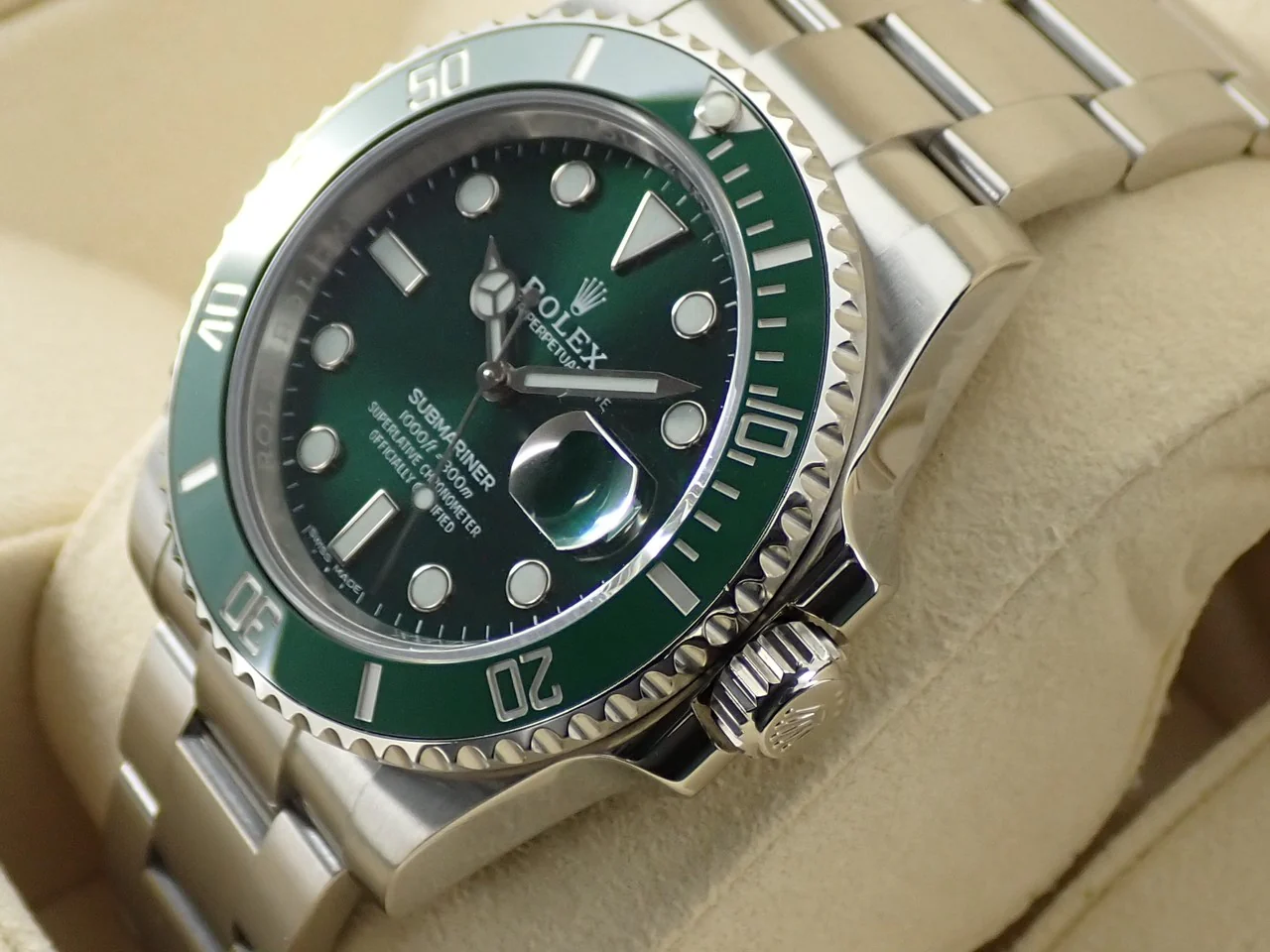 ロレックス サブマリーナー デイト Ref.116610LV ステンレススチール グリーン文字盤 - Image 4