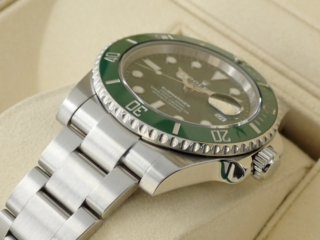 ロレックス サブマリーナー デイト Ref.116610LV ステンレススチール グリーン文字盤 - Image 6