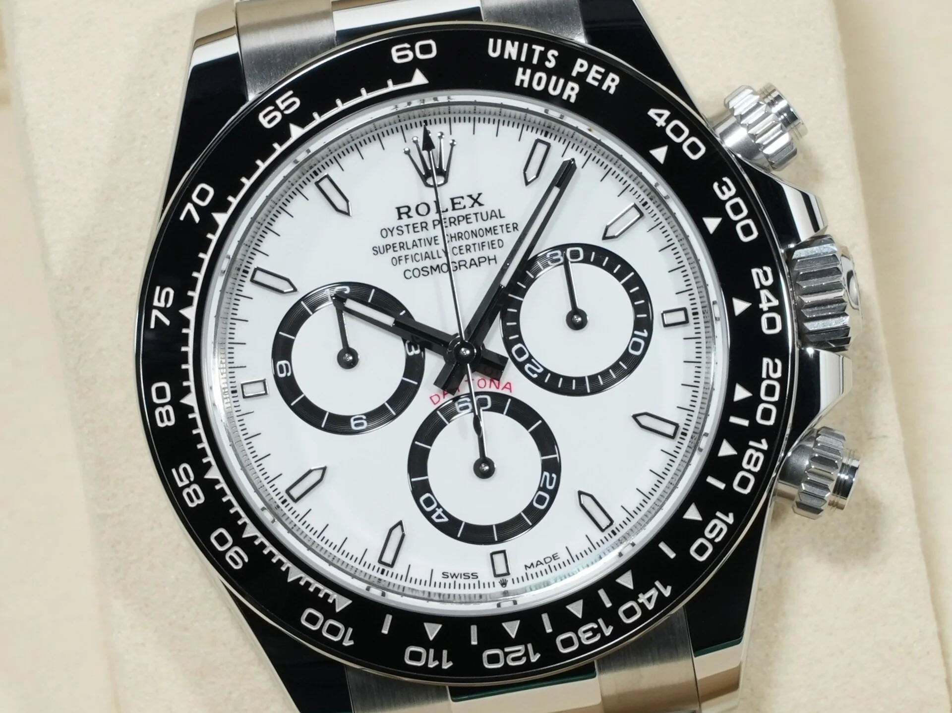 ロレックス デイトナ Ref.126500LN ステンレススチール ホワイト文字盤 未使用 unb5e745 - Image 3