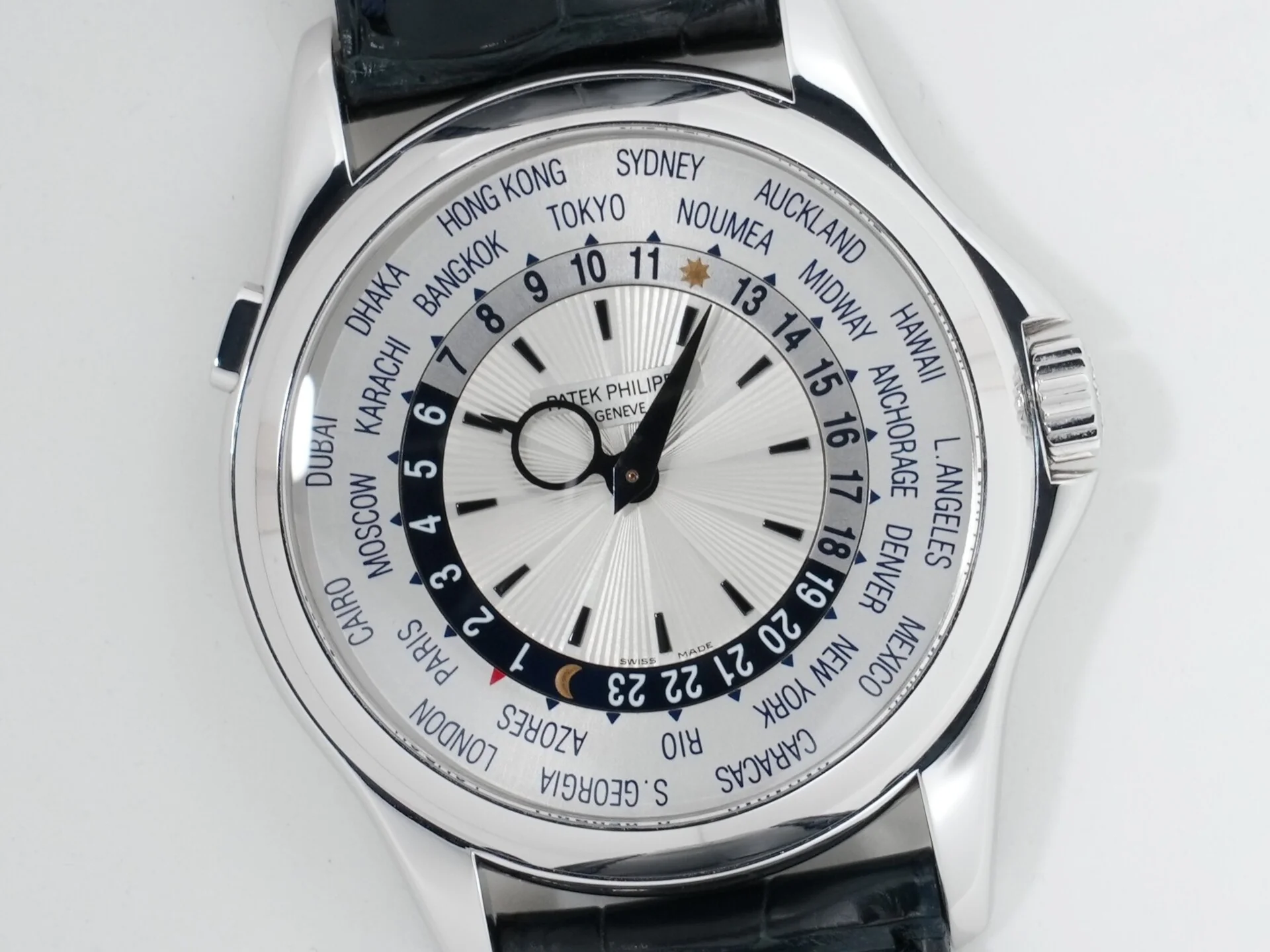 パテックフィリップ コンプリケーション ワールドタイム Ref.5130G-001 ホワイトゴールド シルバー文字盤 中古 uspxe9oc - Image 3