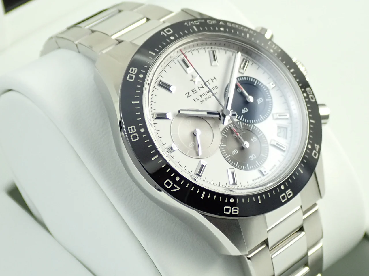 ゼニス クロノマスター スポーツ Ref.03.3100.3600/69.M3100 ホワイト文字盤 美品 UW8VZ37Z - Image 5