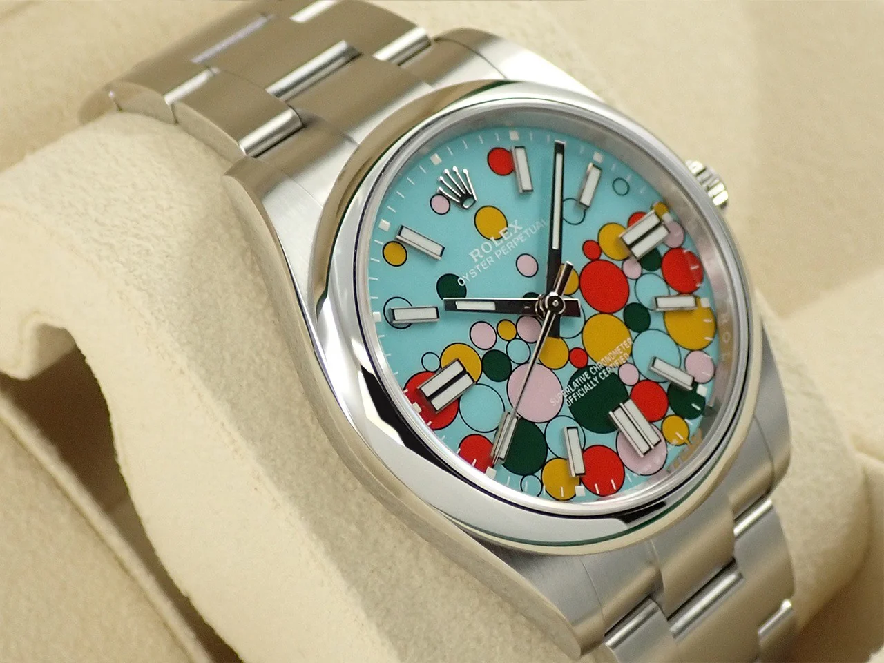 ロレックス オイスターパーペチュアル41 Ref.124300 ステンレススチール セレブレーションモチーフ文字盤 - Image 5