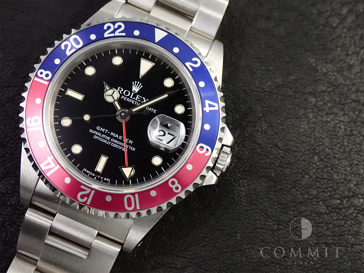 ロレックス GMTマスター Ref.16700 ステンレススチール ブラック文字盤 オイスターブレスレット - Image 12
