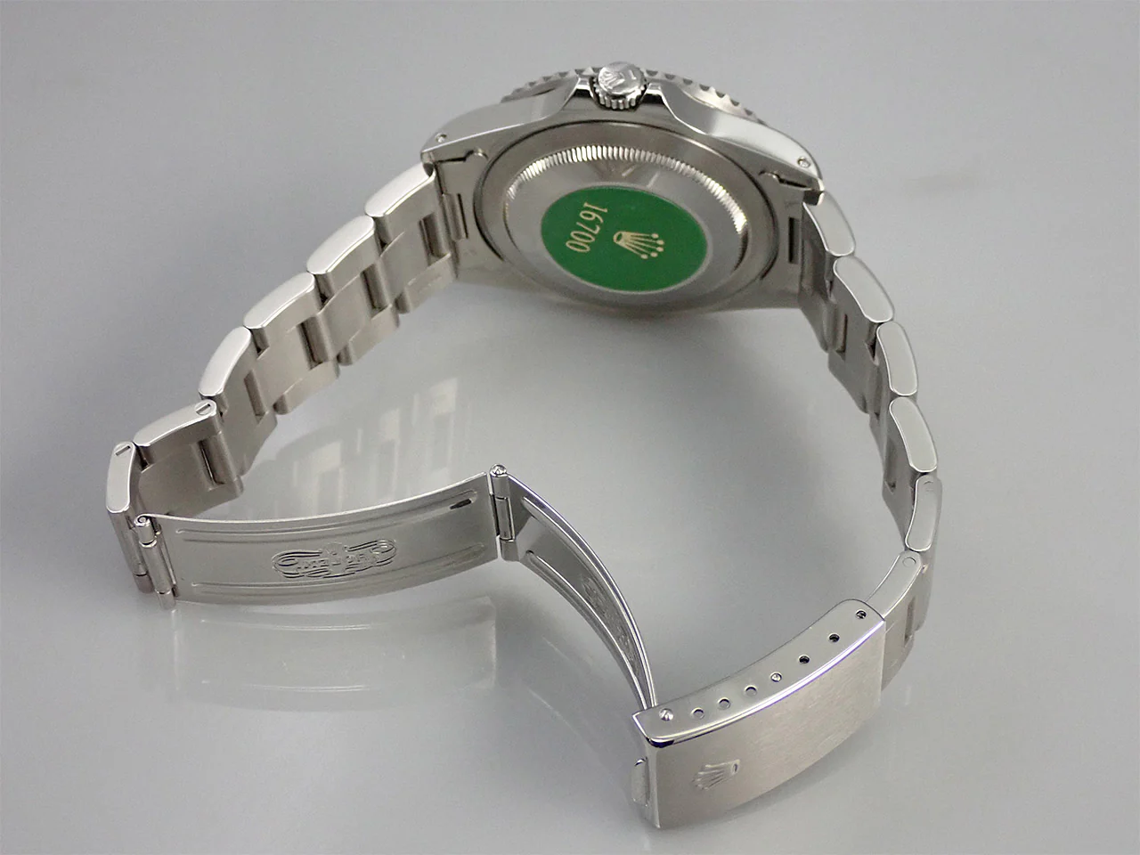 ロレックス GMTマスター Ref.16700 ステンレススチール ブラック文字盤 オイスターブレスレット - Image 8