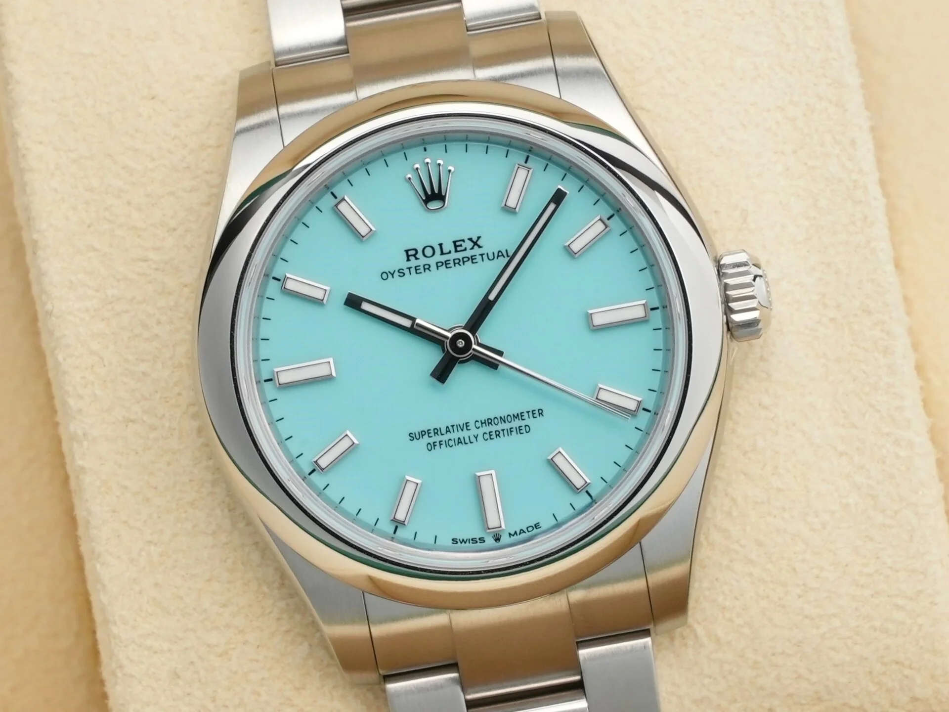ロレックス オイスターパーペチュアル31 Ref.277200 ステンレススチール ターコイズ文字盤 - Image 3