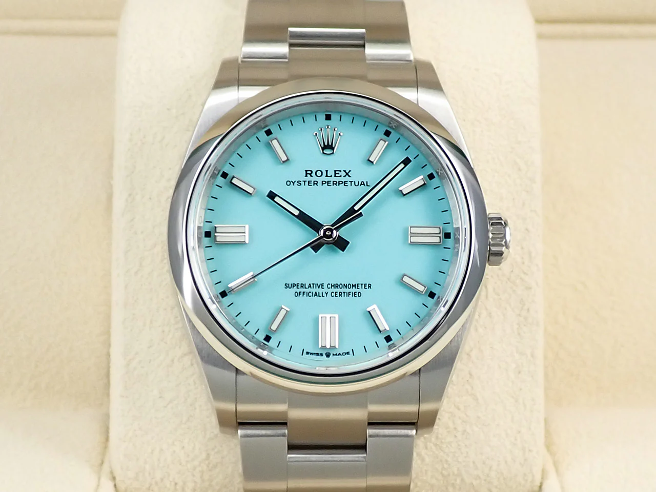 ロレックス オイスターパーペチュアル36 Ref.126000 ステンレススチール ターコイズ文字盤 - Image 2
