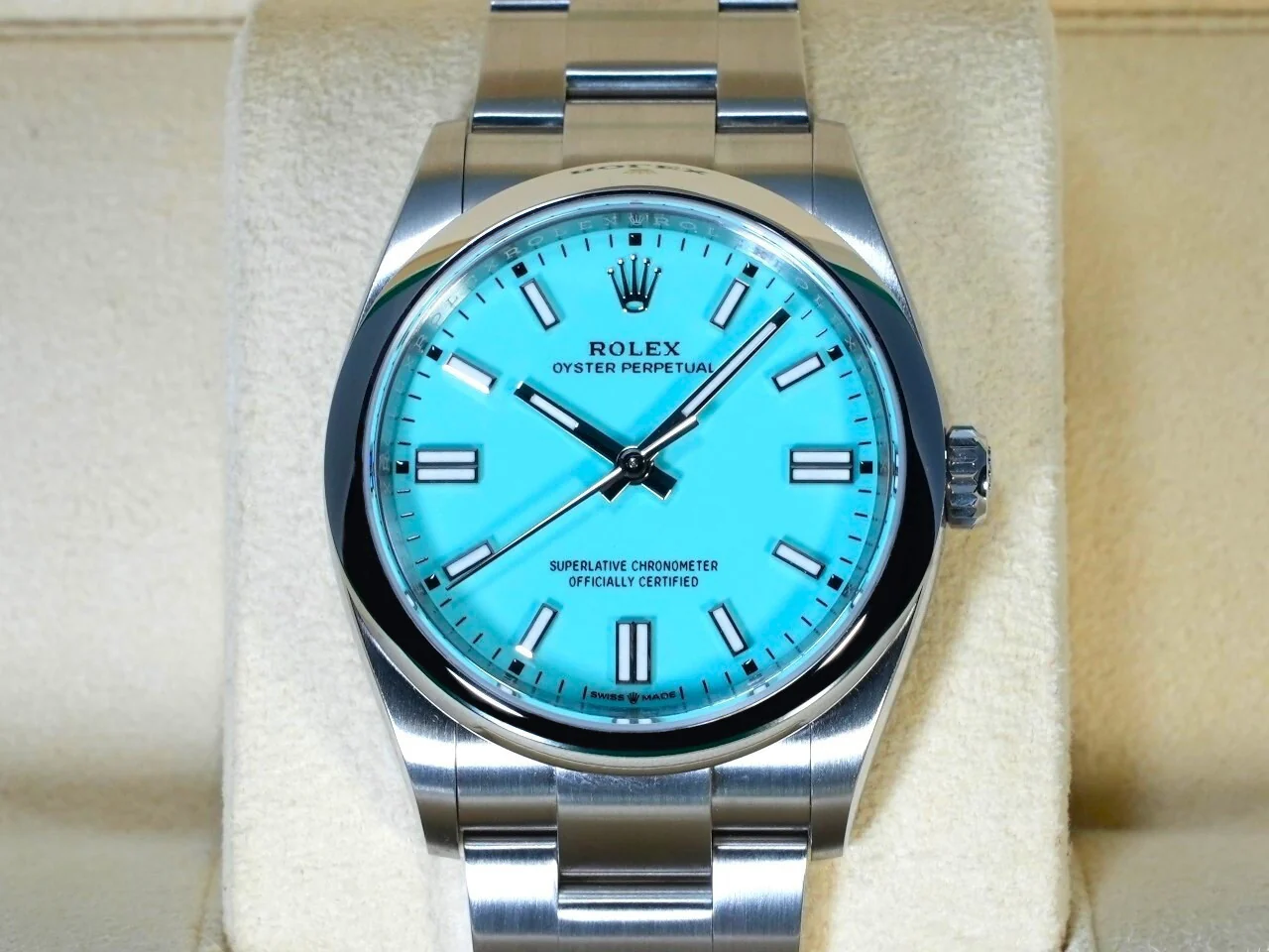 ロレックス オイスターパーペチュアル36 Ref.126000 ステンレススチール ターコイズ文字盤 - Image 2