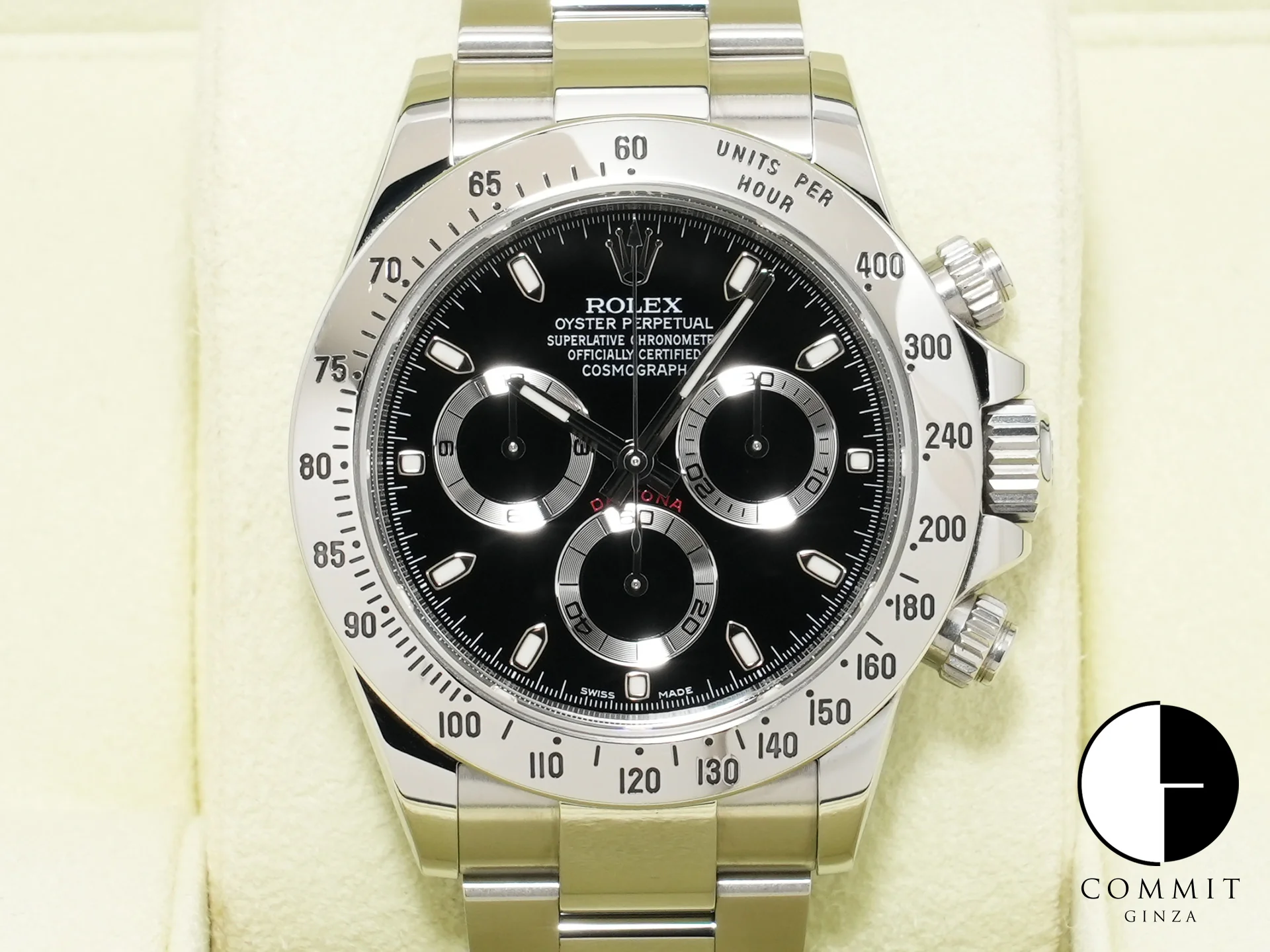 ロレックス デイトナ Ref.116520 ステンレススチール ブラック文字盤 中古 v3rscox7