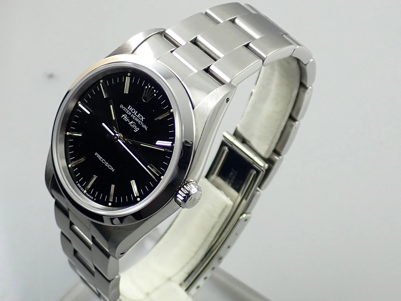 ロレックス エアキング Ref.14000 ステンレススチール ブラック文字盤 - Image 4