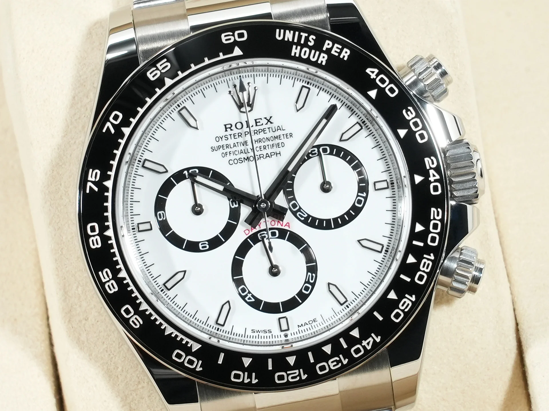 ロレックス デイトナ Ref.126500LN ステンレススチール ホワイト文字盤 - Image 3