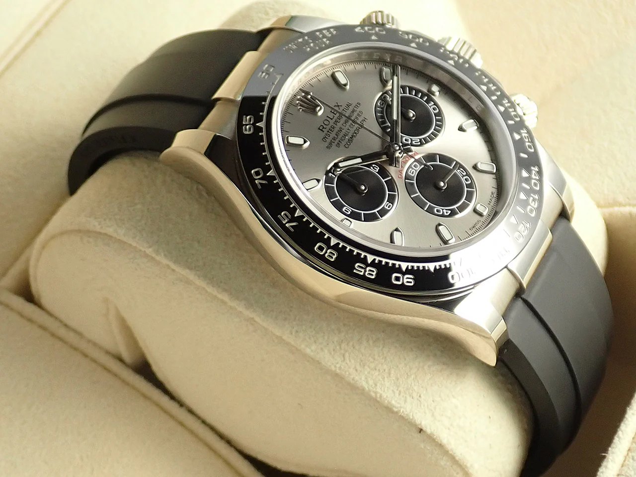 ロレックス デイトナ Ref.116519LN ホワイトゴールド スチールxブラック文字盤 - Image 5