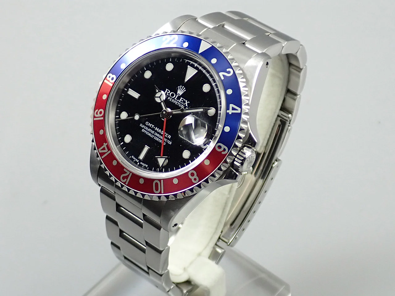 ロレックス GMTマスター Ref.16700 ステンレススチール ブラック文字盤 オイスターブレスレット - Image 4
