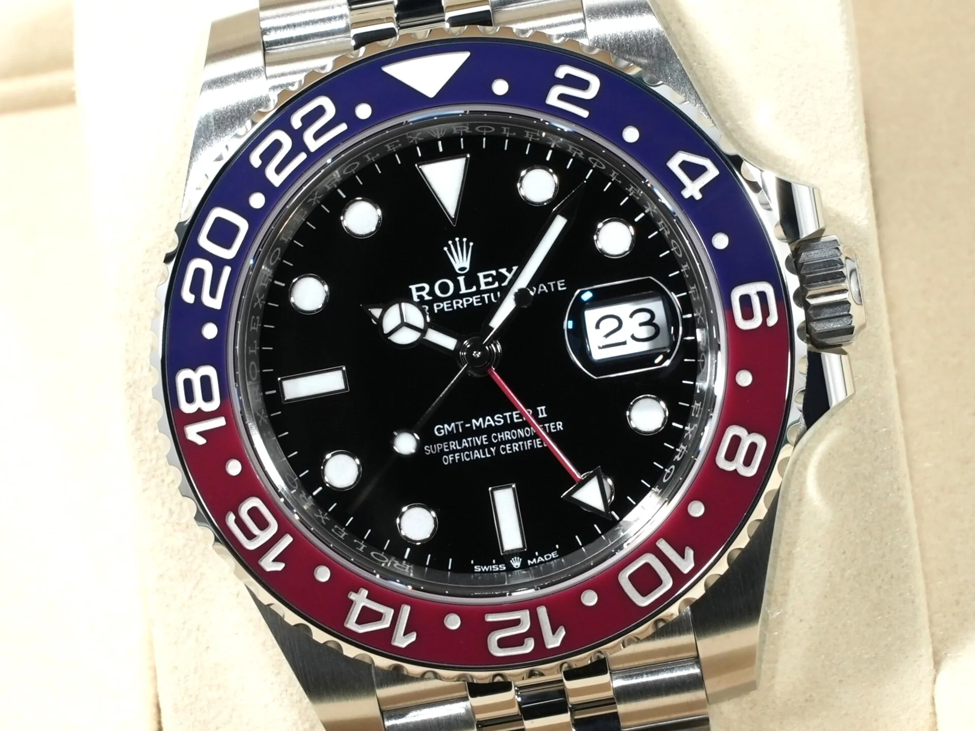 ロレックス GMTマスターII Ref.126710BLRO ステンレススチール ブラック文字盤 ジュビリーブレスレット 未使用 v97dn45j - Image 3