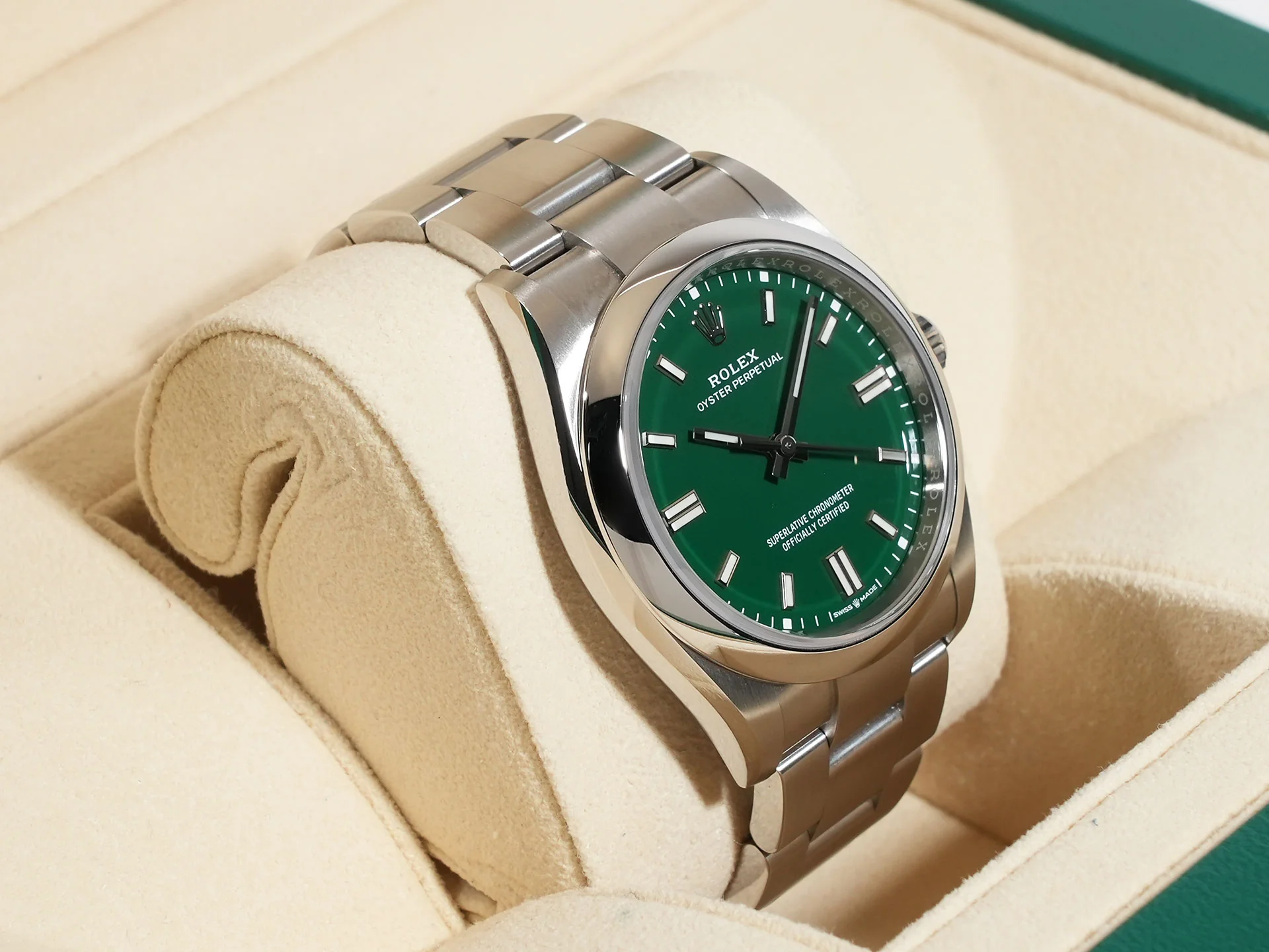 ロレックス オイスターパーペチュアル36 Ref.126000 ステンレススチール グリーン文字盤 - Image 5