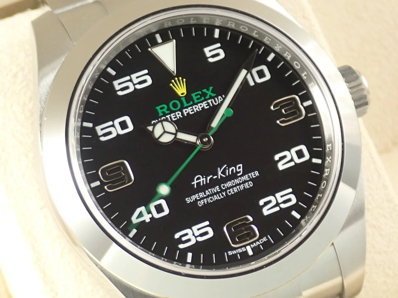 ロレックス エアキング Ref.116900 ステンレススチール ブラック文字盤 - Image 3