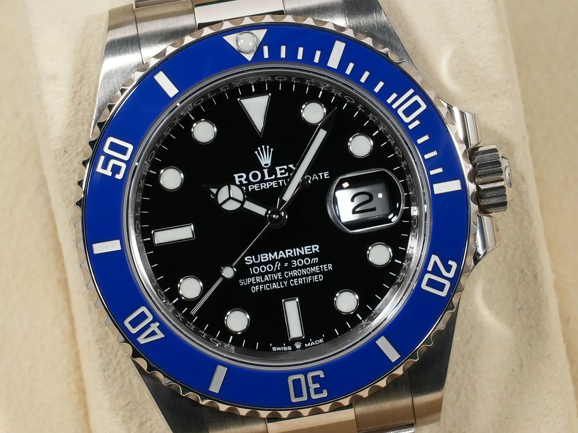 ロレックス サブマリーナー デイト Ref.126619LB ホワイトゴールド ブラック文字盤 美品 vhasy45b - Image 3