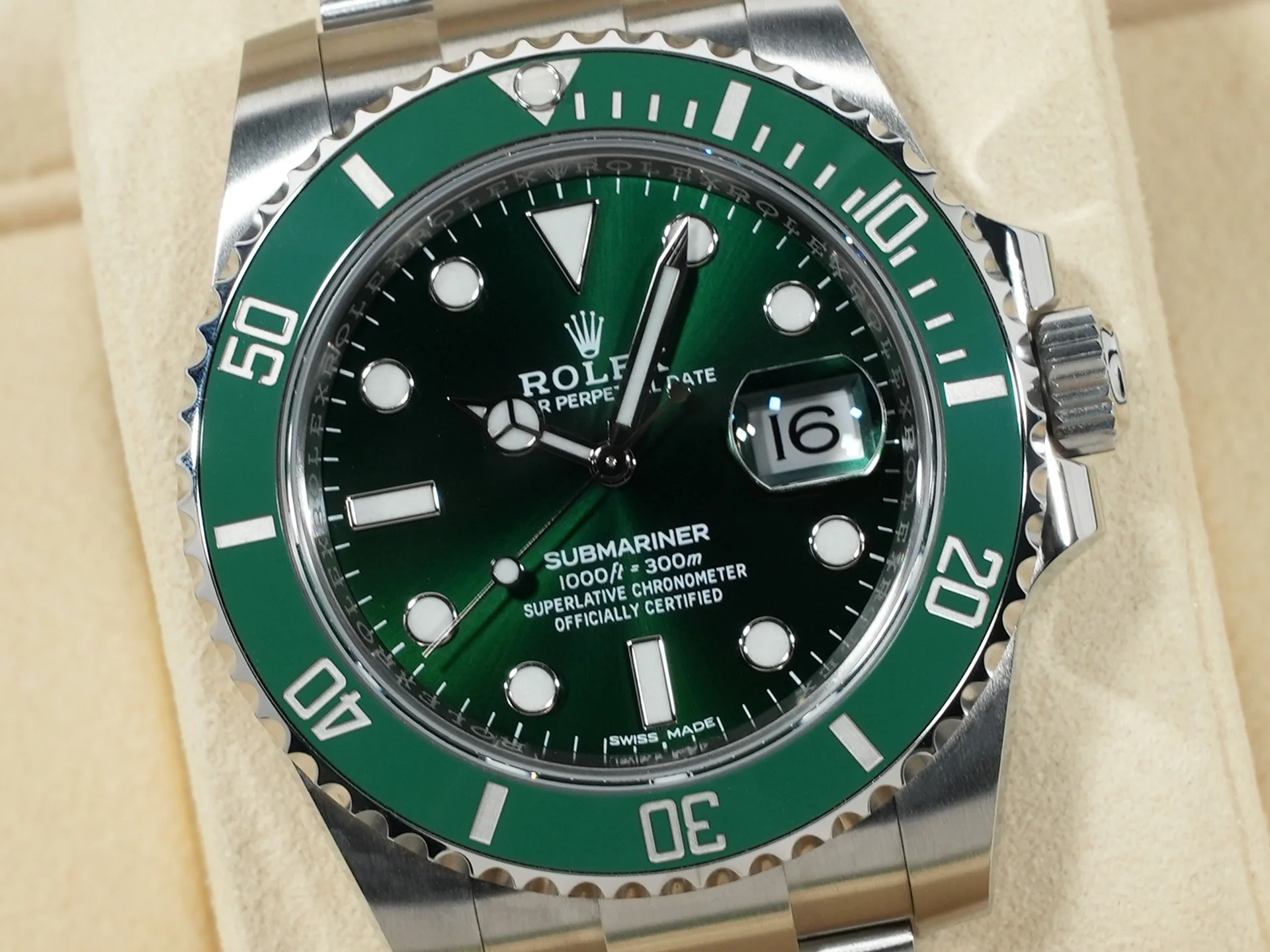 ロレックス サブマリーナー デイト Ref.116610LV ステンレススチール グリーン文字盤 - Image 3