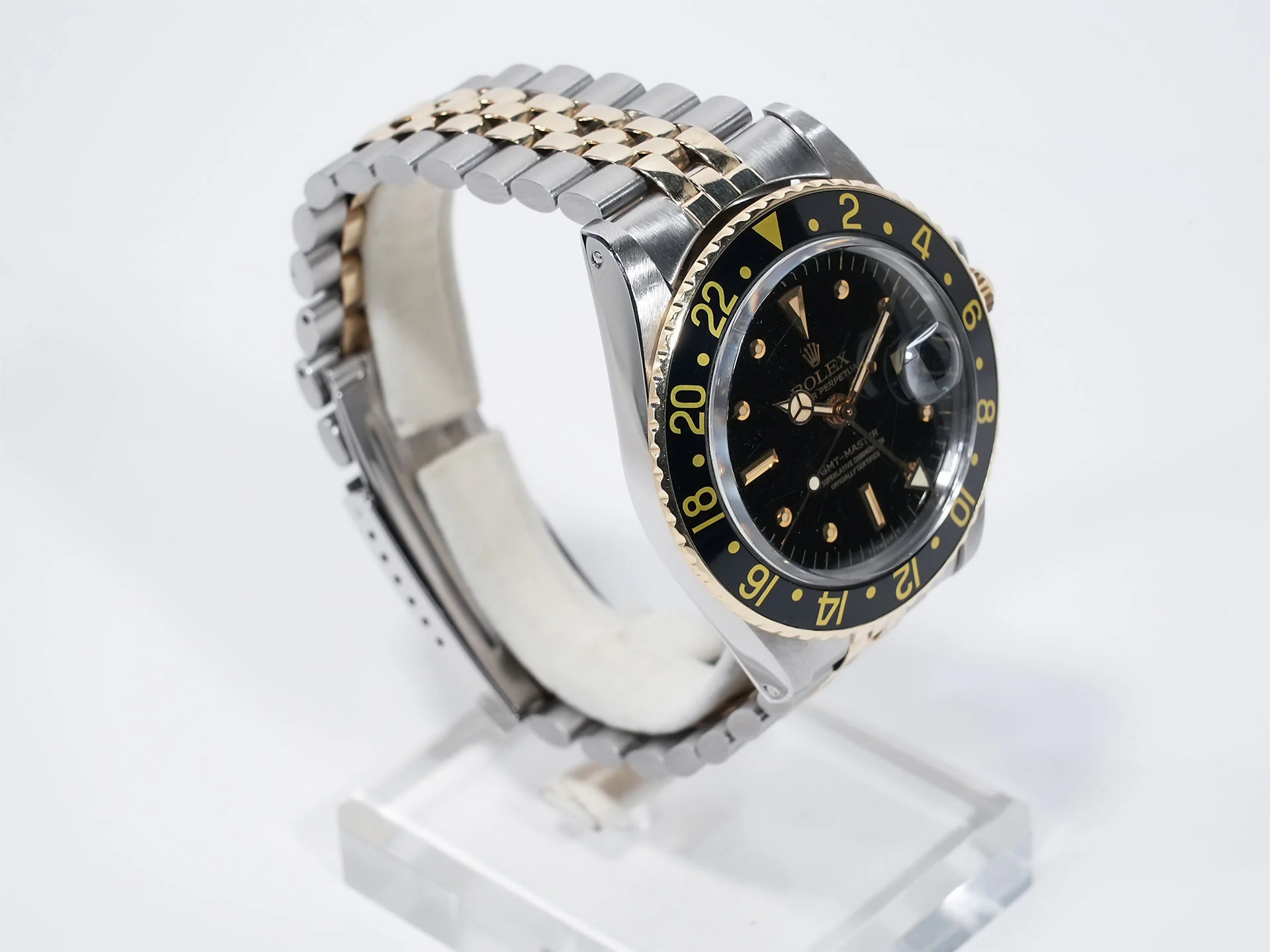 ロレックス GMTマスター Ref.1675/3 ステンレススチール/イエローゴールド ブラック文字盤 ジュビリーブレスレット 中古 vob64zb2 - Image 5