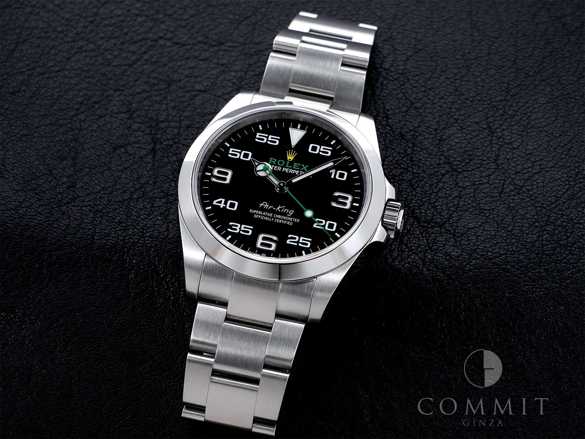 ロレックス エアキング Ref.126900 ステンレススチール ブラック文字盤 オイスターブレスレット 美品 vokhqpvp - Image 11