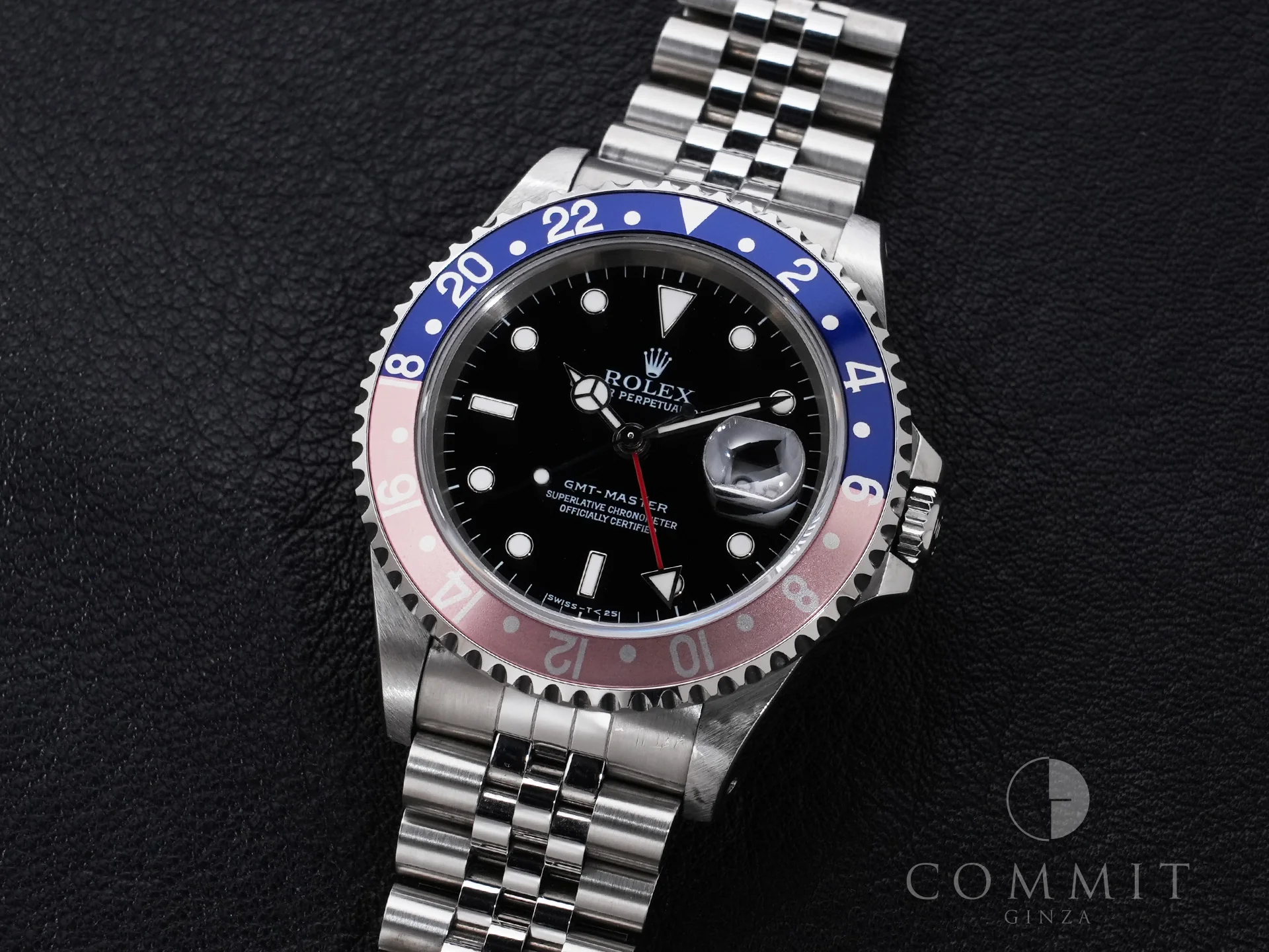 ロレックス GMTマスター Ref.16700 ステンレススチール ブラック文字盤 ジュビリーブレスレット - Image 12