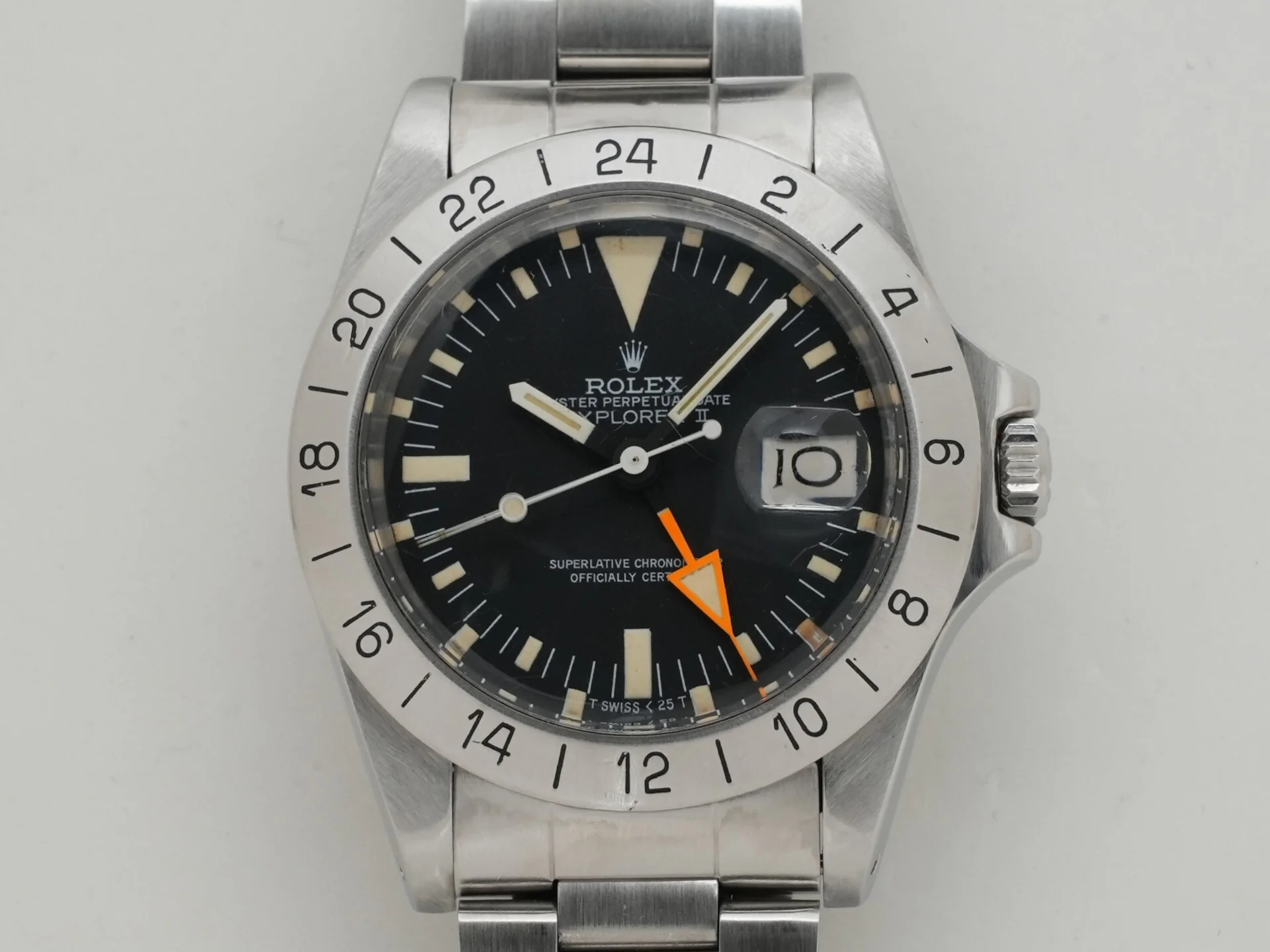 ロレックス エクスプローラーII Ref.1655 ステンレススチール ブラック文字盤 オイスターブレスレット 中古 vsqzgvbz - Image 2