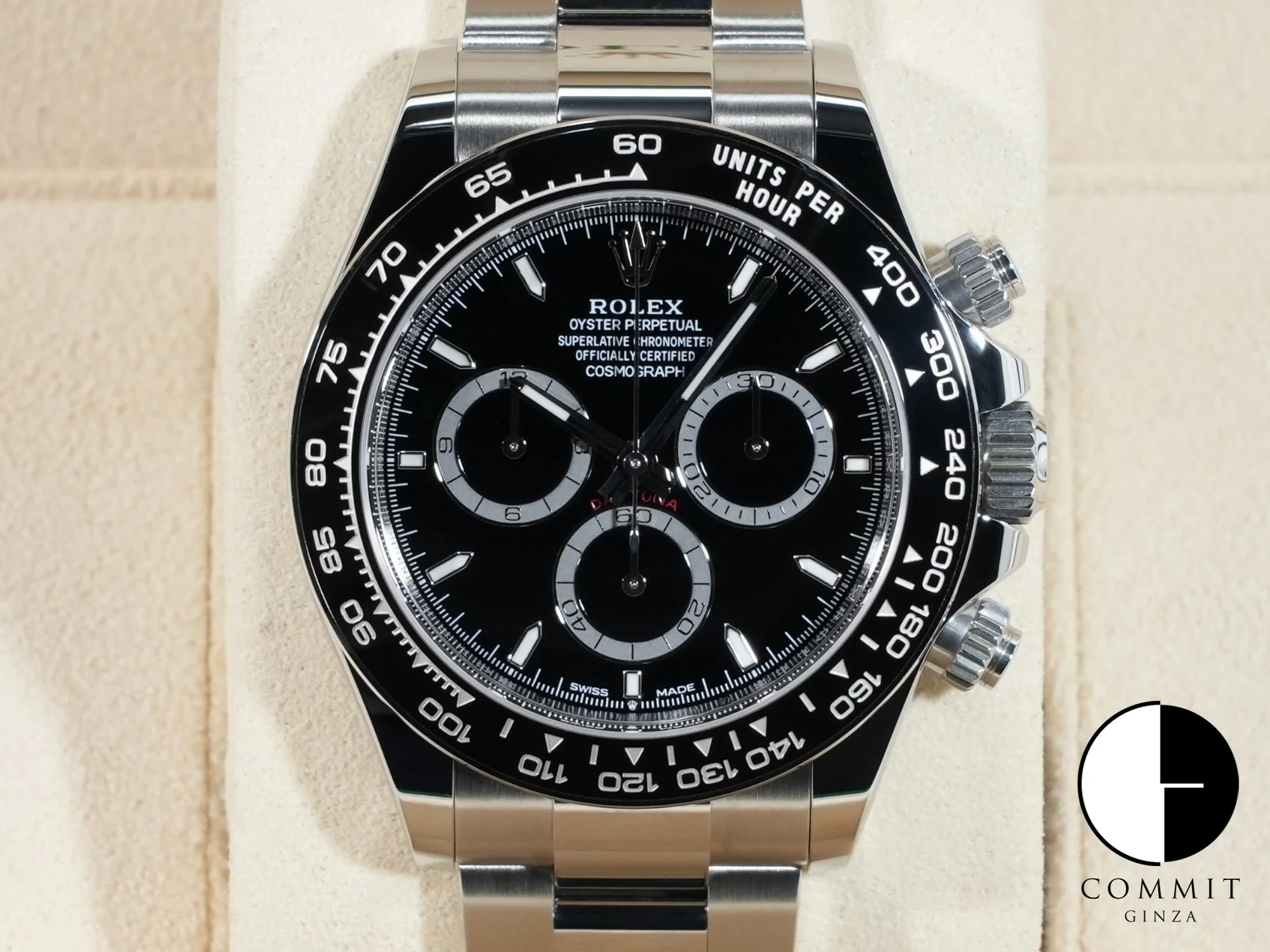ロレックス デイトナ Ref.126500LN ステンレススチール ブラック文字盤