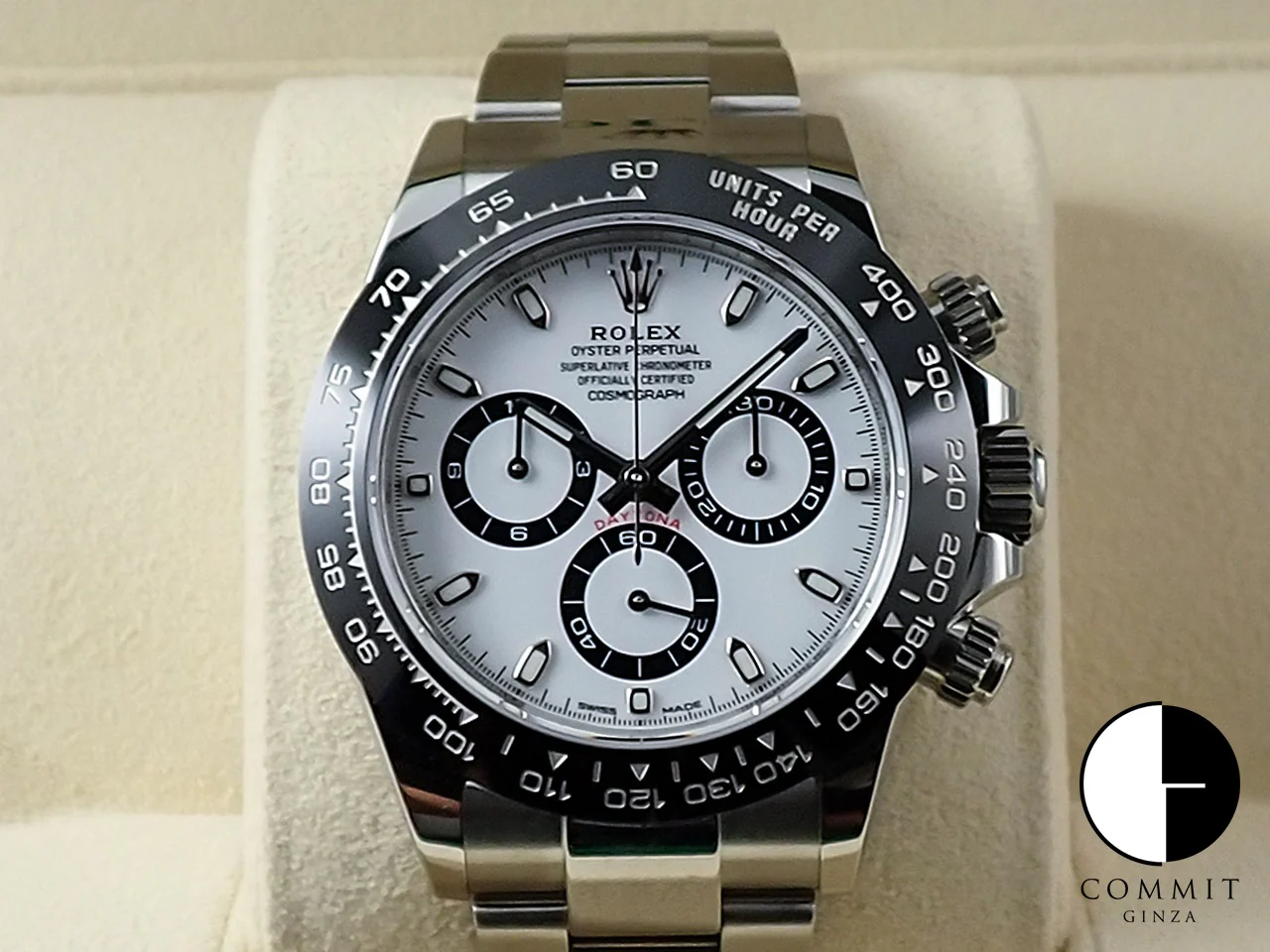 ロレックス デイトナ Ref.116500LN ステンレススチール ホワイト文字盤