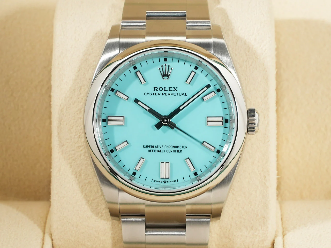 ロレックス オイスターパーペチュアル36 Ref.126000 ステンレススチール ターコイズ文字盤 - Image 2